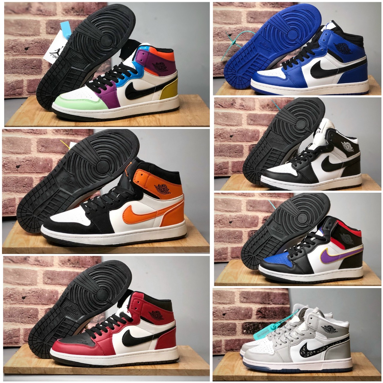Sỉ Giày Nike Jordan cổ cao - Số 1 Nguồn Sỉ Giày Thể Thao F1, Super Fake,  Rep, Rep 1:1